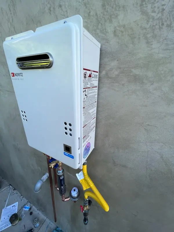 Tankless water heater installation for Elm Park Village homes