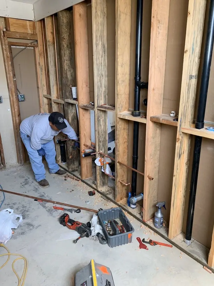 Commercial rough-in plumbing for Commercial Plumbing in Elm Park Village